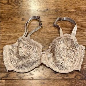 Chantelle nude lace bra